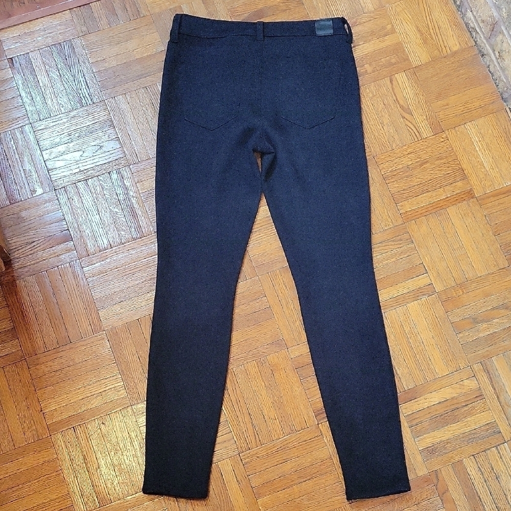 Level 99 Black Velveteen Skinny Pants Size 27 Stretch - Picture 9 of 10